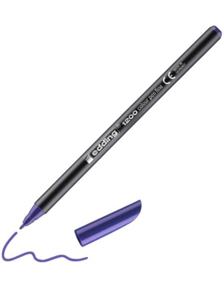 c 10 rotulador edding 1200 violeta 08 punta de fibra