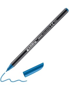 c 10 rotulador edding 1200 azul claro 10 punta de fibra