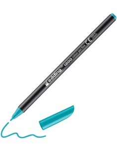 c 5 rotulador edding 1200 azul turquesa 14 punta de fibra