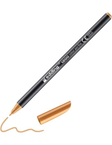 c 5 rotulador edding 1200 naranja claro 16 punta de fibra