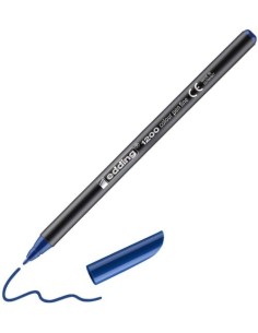 c 5 rotulador edding 1200 azul acero 17 punta de fibra