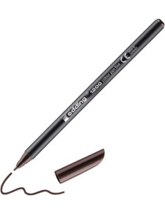 c 5 rotulador edding 1200 marron oscuro 18 punta de fibra