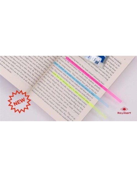 PAQ 160 NOTAS SENALADORAS LINEAS ACETATO TRANSPARENTE COLORES SURTIDOS PAQ 160 NOTAS SENALADORAS LINEAS ACETATO TRANSPARENTE COLORES SURTIDOS