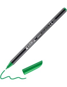 c 10 rotulador edding 1200 verde neon 64 punta de fibra