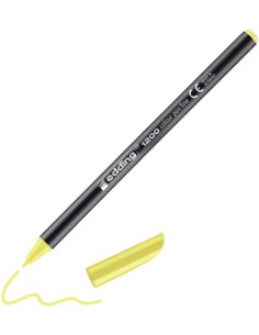 c 10 rotulador edding 1200 amarillo neon 65 punta de fibr