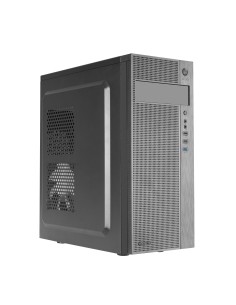 2FERROX, Caja PC Semitorre ATX, Ventilador Lateral 12cm, Rejilla Frontal, Negro