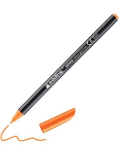 C 10 ROTULADOR EDDING 1200 NARANJA NEON 66 PUNTA DE FIBRA