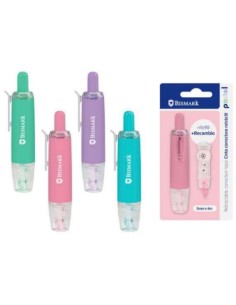 CINTA CORRECTORA RETRACTIL PASTEL 5MMX6MTS RECAMBIO