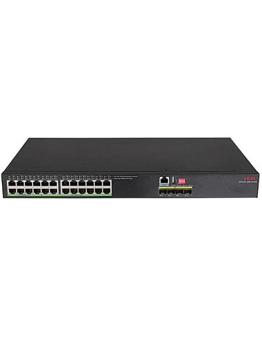LS-IE4320-28S-HPWR Gestionado L2 Gigabit Ethernet (10/100/1000) Energía sobre Ethernet (PoE) 1U Negro