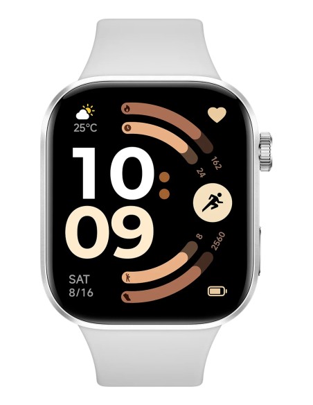 Redmi Watch 6 NFC 5,26 cm (2.07") AMOLED 46.5 mm Digital 432 x 514 Pixeles Pantalla táctil Plata GPS (satélite)