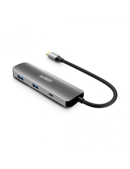 MHC40UF base para portátil y replicador de puertos Alámbrico USB 3.2 Gen 1 (3.1 Gen 1) Type-C Gris