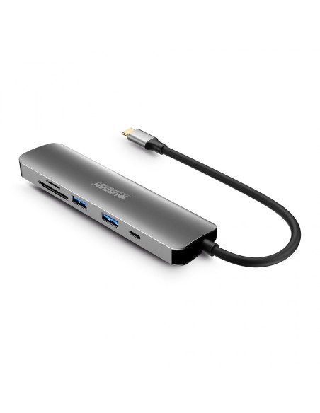 MHC45UF base para portátil y replicador de puertos Alámbrico USB 3.2 Gen 1 (3.1 Gen 1) Type-C Gris