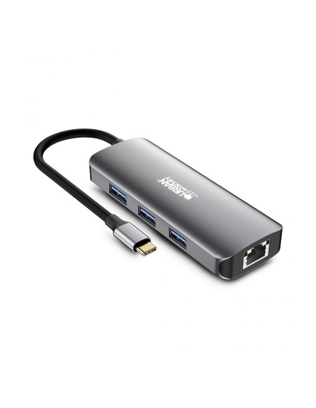 MHC55UF base para portátil y replicador de puertos Alámbrico USB 3.2 Gen 1 (3.1 Gen 1) Type-C Gris