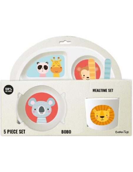SET DE CUBERTERIA INFANTIL BOBO 5 PIEZAS