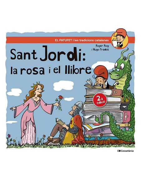 Sant Jordi la rosa i el llibre