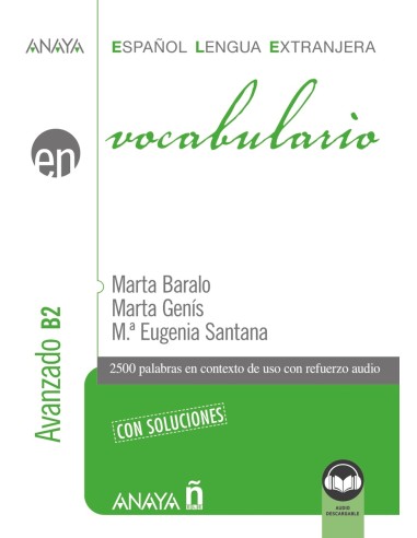 Vocabulario Nivel avanzado B2 Ed 2023