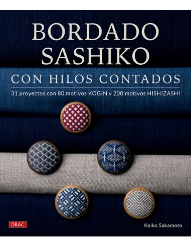Bordado sashiko con hilos contados