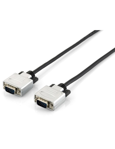 118861 cable VGA 3 m VGA (D-Sub) Negro, Plata