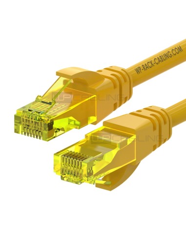 WPC-PAT-6AU030Y cable de red Amarillo 3 m Cat6a U/UTP (UTP)
