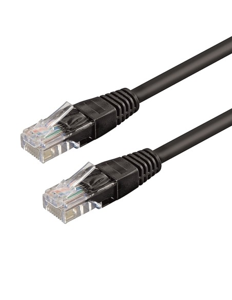 WPC-PAT-6U050BL cable de red Negro 5 m Cat6 U/UTP (UTP)