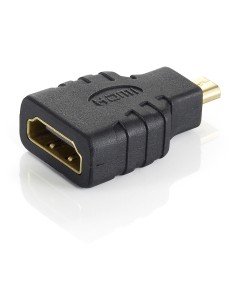 118915 cambiador de género para cable microHDMI HDMI Negro