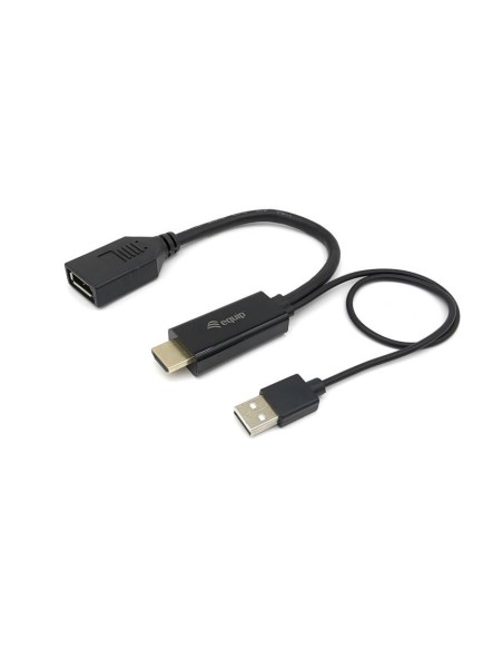 119039 adaptador de cable de vídeo 0,15 m HDMI tipo A (Estándar) DisplayPort Negro