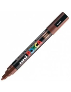 Marcador uni posca pc5m color marron punta 18 25mm