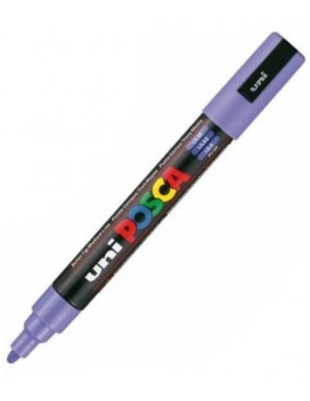 Marcador uni posca pc5m color lila punta 18 25mm