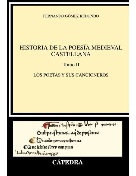 Historia de la poesia medieval castellana II