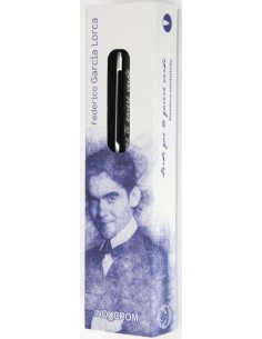 ESTUCHE BOLIGRAFO BOOKS ESCRITOR FEDERICO GARCIA LORCA