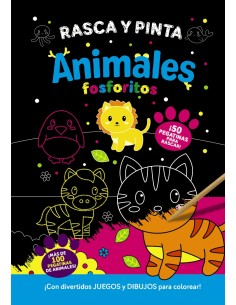 Rasca y pinta animales fosforitos