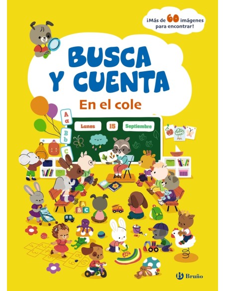 Busca y cuenta En el cole