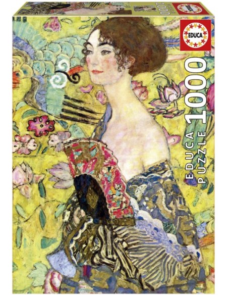 PUZZLE 1000 PIEZAS DAMA CON ABANICO GUSTAV KLIMT