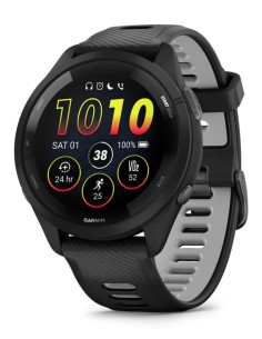 Forerunner 265 3,3 cm (1.3") AMOLED 46 mm Digital 416 x 416 Pixeles Pantalla táctil Negro Wifi GPS (satélite)