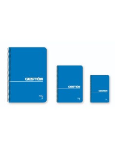 CUADERNO ESPIRAL SERIE GESTION TAPA BLANDA 60 GRS. FOLIO (215X310MM.) 80 HOJAS LISO PACSA 16381