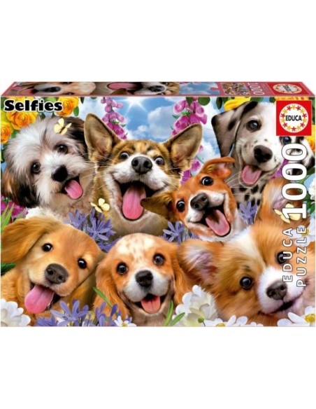 PUZZLE 1000 PIEZAS SELFIE DE PERRITOS