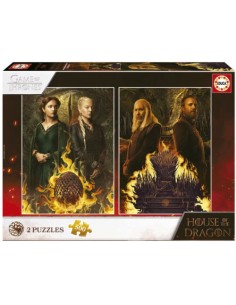 PUZZLE 2X500 PIEZAS CASA DEL DRAGON