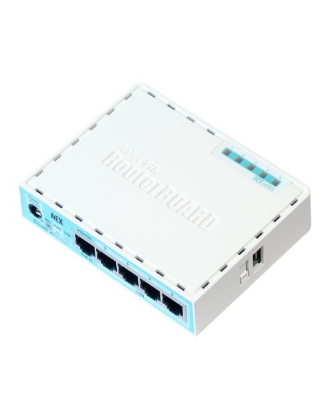 RB750GR3 router Gigabit Ethernet Turquesa, Blanco
