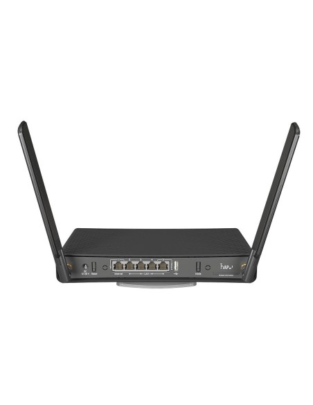 hAP ac³ router inalámbrico Gigabit Ethernet Doble banda (2,4 GHz / 5 GHz) Negro
