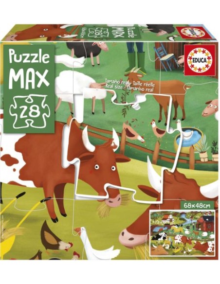 PUZZLE MAX 28 PIEZAS LA GRANJA