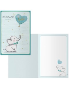 Pack 6 tarjetas felicitacion Modelo Every elephant