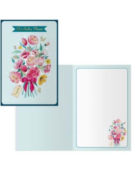 Pack 6 tarjetas felicitacion Modelo dia madre mazzo