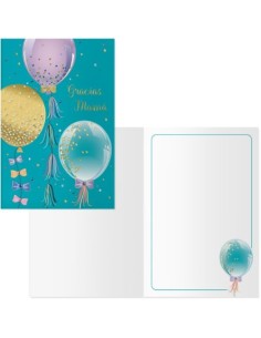 Pack 6 tarjetas felicitacion Modelo dia madre fragancia