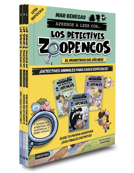 Pack Aprende a leer conLos Detectives Zoopencos 1 3 Elige tu historia