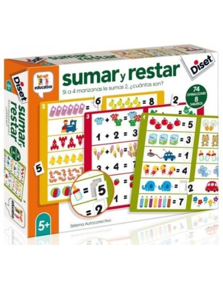 SUMAR Y RESTAR CON FICHAS AUTOCORRECTIVAS