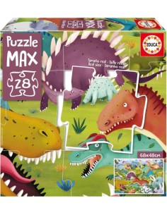 Puzzle max 28 piezas dinosaurios