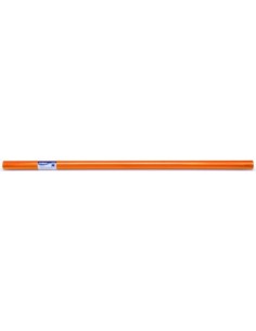 C 9 rollos papel kraft verjurado naranja 1x3M FABRISA