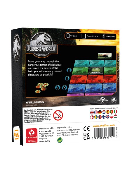  JUEGO DE CARTAS JURASIC WORLD 