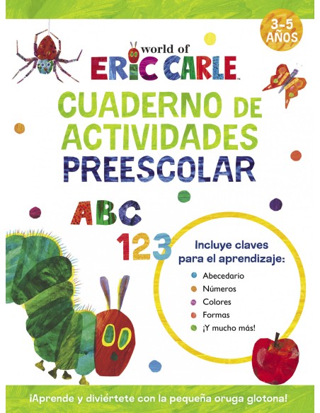Cuaderno de actividades preescolar Coleccion Eric Carle