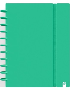 CUADERNO INGENIOX A4 80H CUADRICULA VERDE